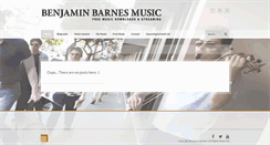 Desktop Screenshot of benjaminbarnes.com